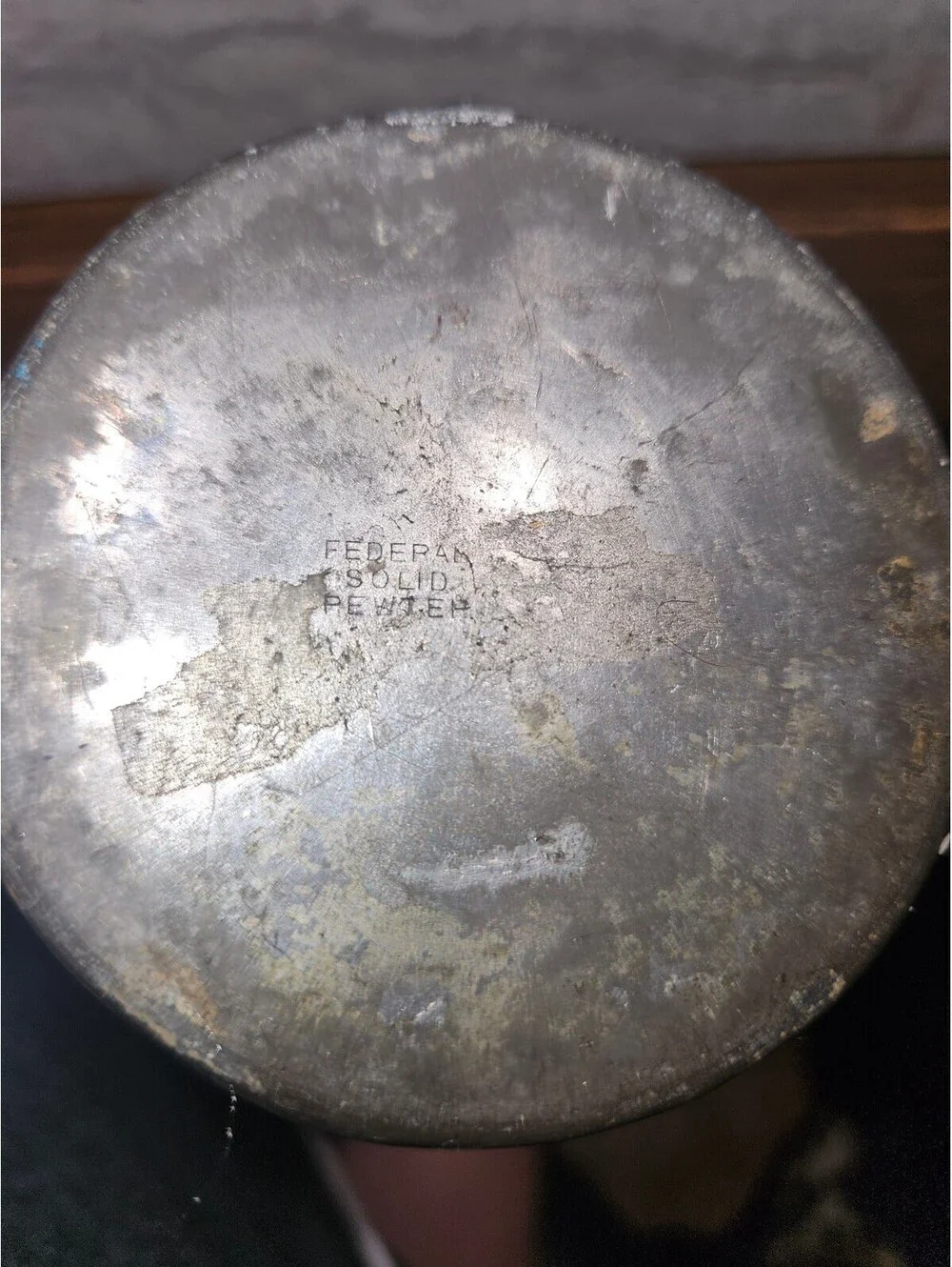 Vintage Pewter cocktail shaker - has some dents and dings